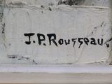 a picture of a graffiti on a window sill