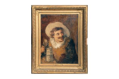 Gustave BARRIER (1871-1953) Portrait d'un mousquetaire à la …