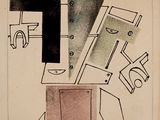 une image représentant un dessin en noir et blanc de divers objets posés sur une table