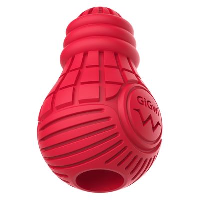 GIGWI - Jouet interactif Bulb - Caoutchouc rouge - Distribut…