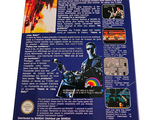 a back cover of a video game with a picture of a man on a motorcycle