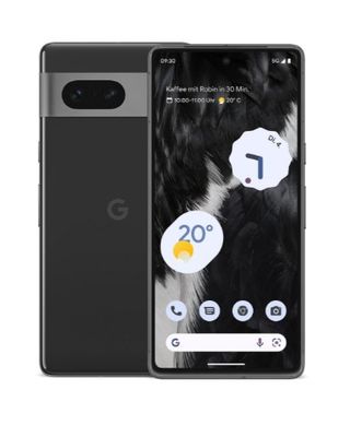 Le téléphone Google Pixel est présenté avec le logo Google à l'écran.