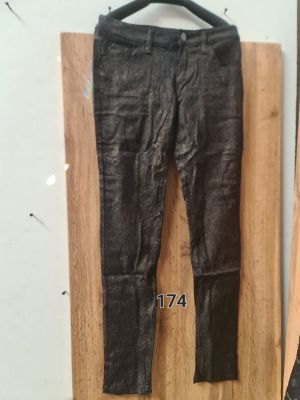 Lot de pantalons femme ? Noir  motif baroque