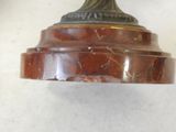 a lamp that is on top of a table