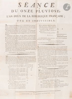 an old document with a black and white image of a man in a suit