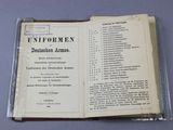 an open book with a list of information on it