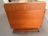 an image of a wooden box sitting on top of a table