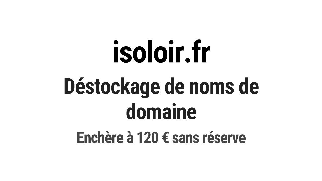 Destockage & Invendus