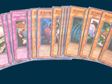 a lot of cards that are on the table