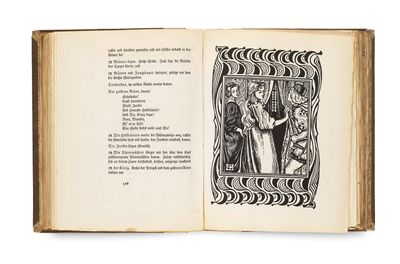 un livre ouvert sur lequel figure l'image d'un homme et d'une femme