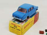 a blue toy car sitting on top of a box