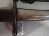a close up of a knife on a table