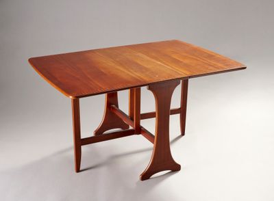 Belle table gateleg en acajou présentant 2 grands abattants.… - Photo 1