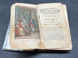 an open book with a picture of a man and a woman on it