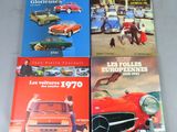 quatre livres sur la vitrine d'un concessionnaire automobile