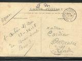 une vieille carte postale avec la photo d'un homme et d'une femme
