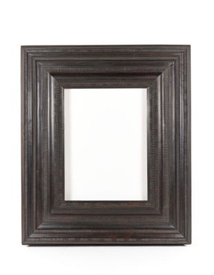 an empty picture frame on a white background with a shadow