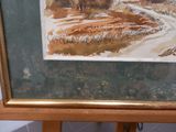 a picture of a picture of a painting on a easel