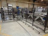 a large machine that is in a factory with many machines