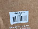 a brown box with a barcode on the side of it