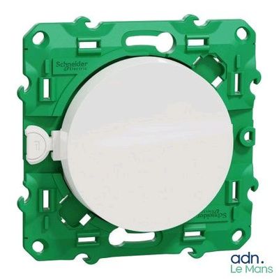 a close up of a light switch on a white background