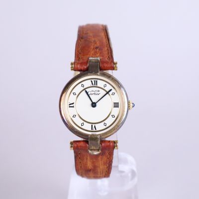 an image of a close up of a wrist watch with roman numerals