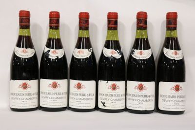 6 Bout. Gevrey Chambertin (Bouchard) - 1970.