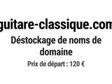 guitare classique com desstockage de nons de domaine