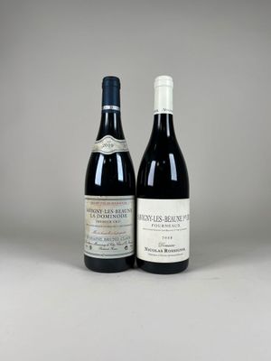 deux bouteilles de vin posées l'une à côté de l'autre sur une table