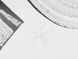 an image of a black and white drawing of a hat on a table