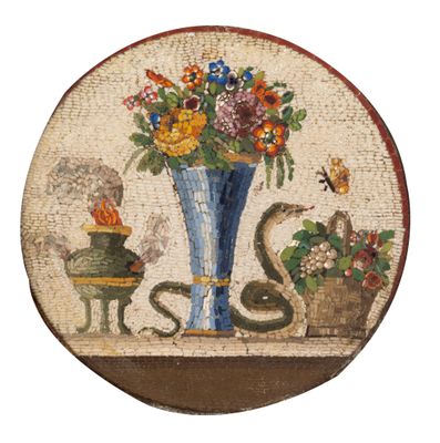 une image d'un tableau représentant un vase contenant des fleurs