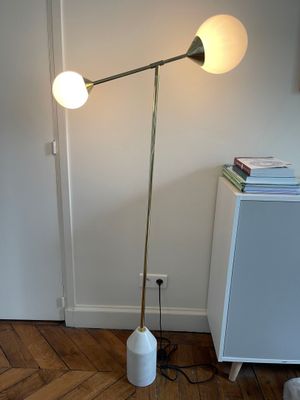 Lampadaire contemporain à 2 lumières