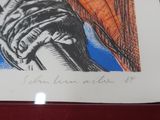 a picture of a drawing of a man holding a baseball bat
