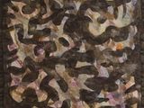 an image of a painting of a black and brown pattern