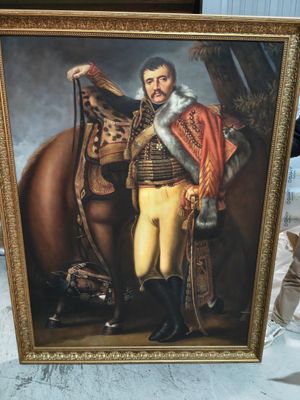 tableau représentant un homme avec un cheval devant un tableau représentant un homme avec un cheval devant un tableau représentant un homme avec un cheval