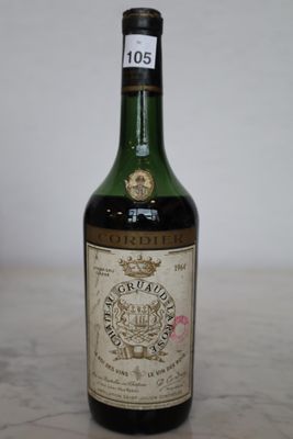 Une bouteille de Château Gruaud-Laroze Saint-Julien GCC 1964…