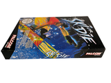 a box with a picture of a snowboarder on it