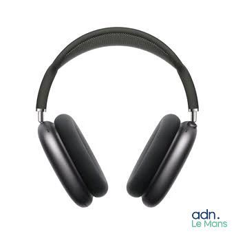 an image of a pair of black headphones on a white background