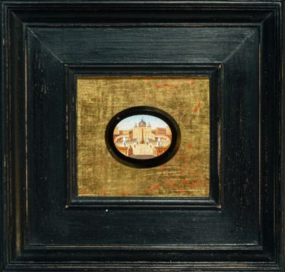 l'image d'une photo représentant un bâtiment dans un cadre