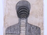 an image of a drawing of a man ' s head and neck