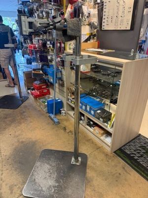 an image of a floor scale in a store