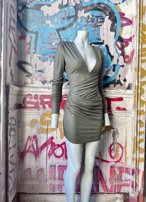 Robe Couture T.S A. VAUTHIER en jersey stretch clouté starss…