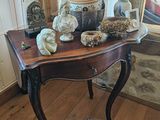 a table with a bunch of items on top of it