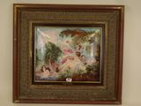 a picture of a painting hanging on the wall