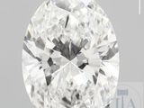Diamant ovale non serti de 1,01 carat, G, SI1, très bon état, certifié par le GIA
