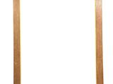 un cadre photo en bois sur fond blanc