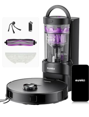 Eureka E20 Evo Plus Robot Aspirateur Laveur