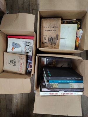 3 Cartons de livres modernes