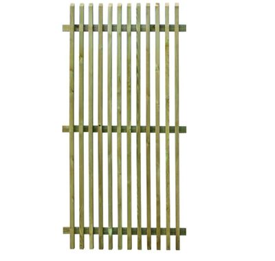 Lot de 5 panneaux/ écrans ajourés PIKA en pin sylvestre, tra…