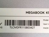 a picture of a megabook kit with a barcode on it